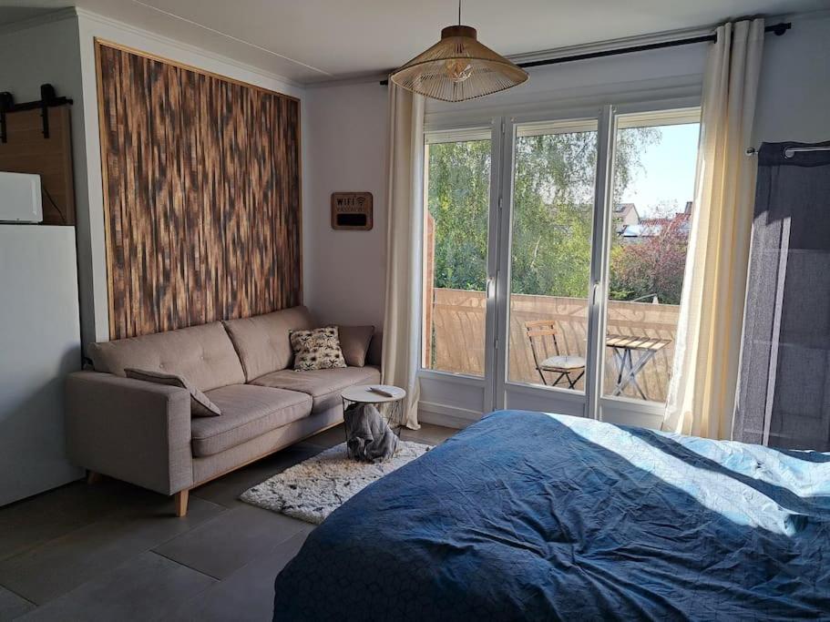 Studio Dans Maison Avec Jardin Et Balcon, Au Calme Sérézin-du-Rhône المظهر الخارجي الصورة